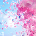 Pack GENDER REVEAL ROSE 2 Canons à confettis "rectangulaires" jet de 6m | Location SONO77 Marne-la-Vallée