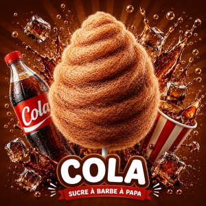 Lot de 5kg de sucre + 150 bâtons (goût au choix) | Barbe à papa | Location SONO77 Marne-la-Vallée