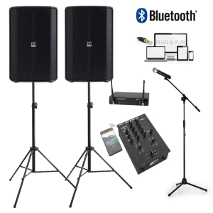 Pack micro sono 120 personnes 700W avec table de mixage Bluetooth| Location SONO77 Marne-la-Vallée