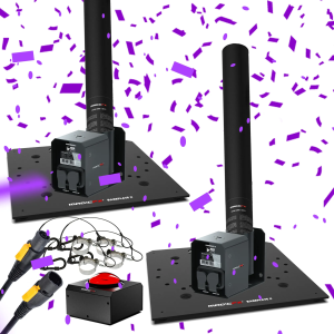 Pack HALLOWEEN 2 Canons à confettis "rectangulaires" jet de 6m | Location SONO77 Marne-la-Vallée