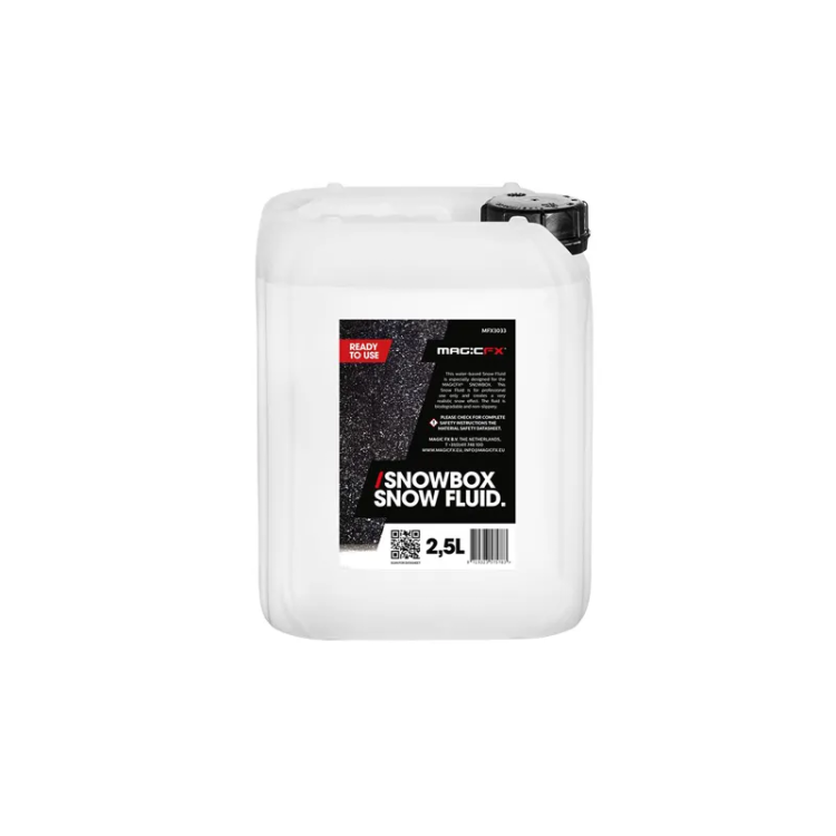 Liquide à neige MAGIC FX SNOWBOX 2,5L | Effet neige pro | SONO77 Marne-la-Vallée