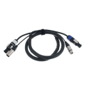 Câble hybride Powercon + DMX 1,5m | Location SONO77 Marne-la-Vallée