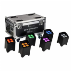 Pack 6 projecteurs à LED sur batteries | Location SONO77 Marne-la-Vallée