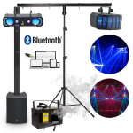Pack sono + lumière 80 personnes 400W BLUETOOTH | Location SONO77 Marne-la-Vallée
