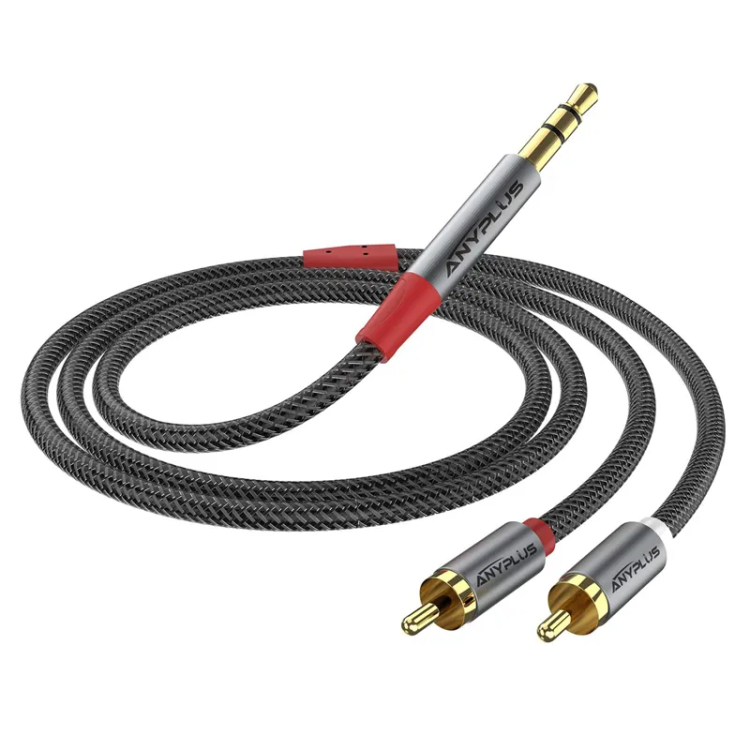 Adaptateur audio minijack vers 2 RCA mâle 1,5m | Location SONO77 Marne-la-Vallée