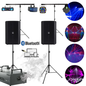 Pack sono + lumière 120 personnes 800W | Location SONO77 Marne-la-Vallée