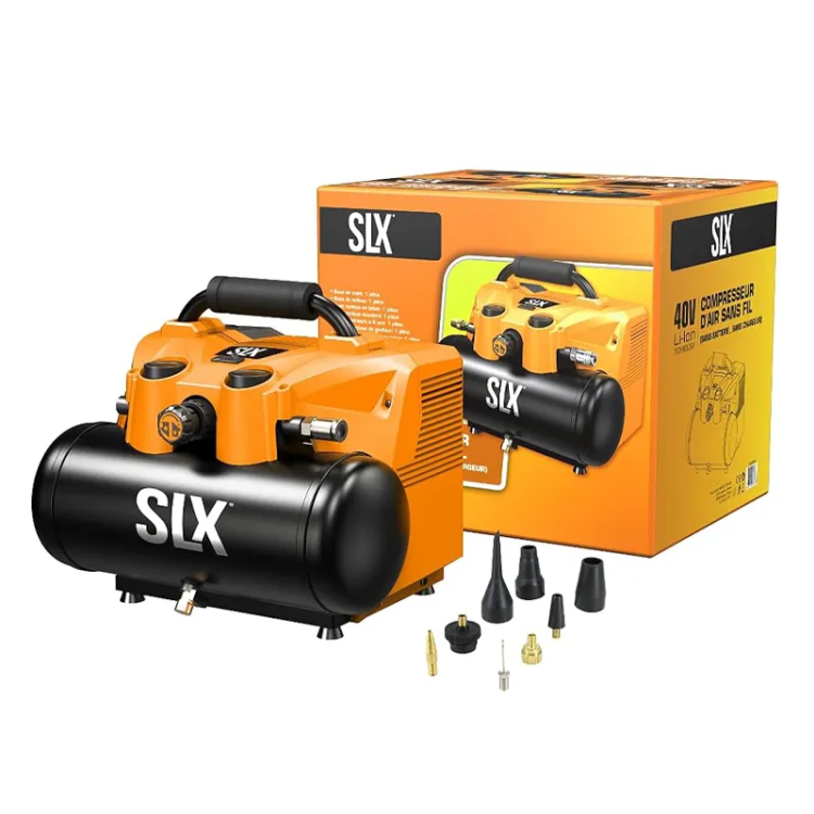 Compresseur d’air portatif 6 litres sur batterie 40V SLX | Location SONO77 Marne-la-Vallée